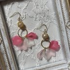 作品花びらピアス❁✿✾  ✾✿❁︎