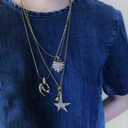 作品スターネックレス vintage necklace <NE3-L19>