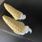 作品落としちゃった！ソフトクリーム磁石‪🍦‬