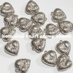 作品botanical heart plump charm