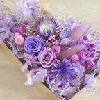 作品ハーバリウム花材　lavender 花材セット　花材詰め合わせ　素材　プリザーブドフラワー　母の日　