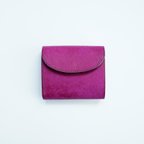 作品flap mini wallet [ ヴァイオレット ] ミニ財布 コンパクトウォレット