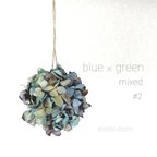 作品❪#Blue mixed ❫ アジサイボール。