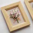 作品♡かすみ草の壁飾り♡ドライフラワー　ブーケ　花束　ミニ