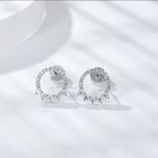 作品　オススメ！モアッサナイト　0.53ct　ピアス  　モアサナイト　