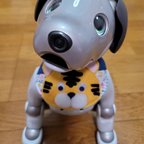 作品aibo(ERS-1000)用 スタイ （トラ柄）、尻尾リボン　セット