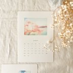 作品《4月はじまり》2024年カレンダー☆yuzu×ebi②【A5/ポストカードサイズ】