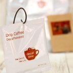 作品＜送無＞【ご自宅用】10袋 デカフェ本格ドリップコーヒー やさしい カフェインレス ドリップコーヒー ノンカフェイン 10袋 送料無料