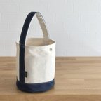 作品《受注製作》"bucket bag" kinari × navy