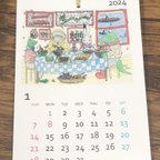 作品2024わにさんカレンダー（大）