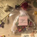 作品～選べる香り～お花とアロマサシェ プチギフト ポプリ