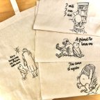 作品クラシックプー刺繍エコバッグ