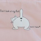 作品オリジナル　Ochiri Neko 猫　バッグ　Sサイズ　ピンク
