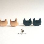 作品【再販】オトナ猫のピアス（イヤリング）