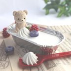 作品クマのレアチーズケーキ アロマストーン