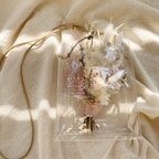 作品Original clear minibouquet bag  “bloom” 01