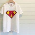 作品Superman?／ホワイト - イニシャルオーダーTシャツ