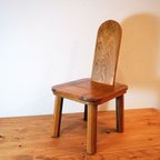 作品チークのぬくもり×キッズサイズの椅子