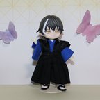 作品黒い裃　オビツ11、ねんどろいどどーるサイズ