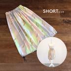 作品skirt(SHORT)：ポリエステル／Abstract ribbon