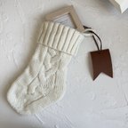 作品モコモコ　靴下🧦　ミニサイズ　クリスマスオーナメント