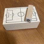 作品サッカー　スタンプ　サッカーノート　サッカー記録