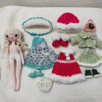 作品🌻着せ替え人形編みぐるみ　シルバーの髪の女の子
