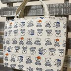 作品シュナウザー柄　お散歩BAG　