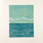 作品☁️夏空と海☁️/油彩 原画 キャンバス