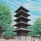 作品四国の四季彩　香川・善通寺五重塔