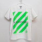 作品STRIPE T-SHIRT (NEON GREEN)