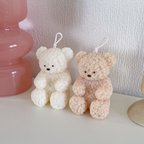 作品teddy bear candle ♡ テディベアキャンドル