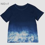 作品T-shirt deepsea indigo type-A cotton100%