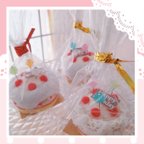 作品【ピンクッション】ちいさなホールケーキ～ストロベリーシフォン〜