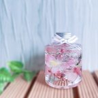 作品【springハーバリウム】〜桜(スタッキングボトル)〜