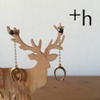 作品【ピアス】 Horseshoe pierced earrings