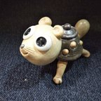 作品『ぶんぶく茶釜』萩焼き人形　伝統工芸品