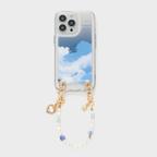 作品【Miracle】高級感 真珠 手持ちチェーン 携帯電話カバー 