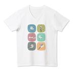 作品【受注制作】シマエナガのTシャツ（ホワイト）メンズ・レディース