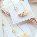 作品特別価格♡ 再々販 Swarovski✕紫陽花ネックレス𓂃 𓈒𓏸𑁍