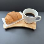 作品カフェプレート　カフェトレー　ティーマット　コーヒートレー　コーヒープレート　木製ティートレー　カフェトレイ　アウトドア　ウッドプレート　ウッドトレー　ウッドトレイ