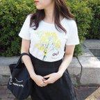 作品oui spring T-shirt WHITE/BLACK