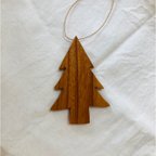 作品クリスマスオーナメント(木)　/ 無垢材　木製　オーナメント　インテリア　
