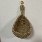 作品手編み ハンギングバスケット ハンドメイド