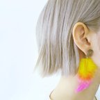 作品フェザーピアス 2ウェイ vintage btn earrings 2way <PE2-0420>