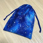 作品お着替え袋⭐︎37×25cm⭐︎巾着袋⭐︎宇宙柄