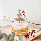 作品【送料無料】木製 Christmas ケーキトッパー Cake Topper