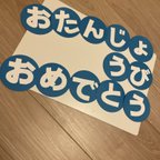 作品○○オーダー制○○   新年度準備　『おたんじょうびおめでとう』　壁面　飾り　枠あり