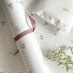 作品ラッピングペーパー★ wrapping paper A3 10枚〜 Panier de fleurs