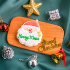 作品【かおサンタ】アイシングクッキー プチギフト サンタクロース かわいい お菓子 クリスマス 